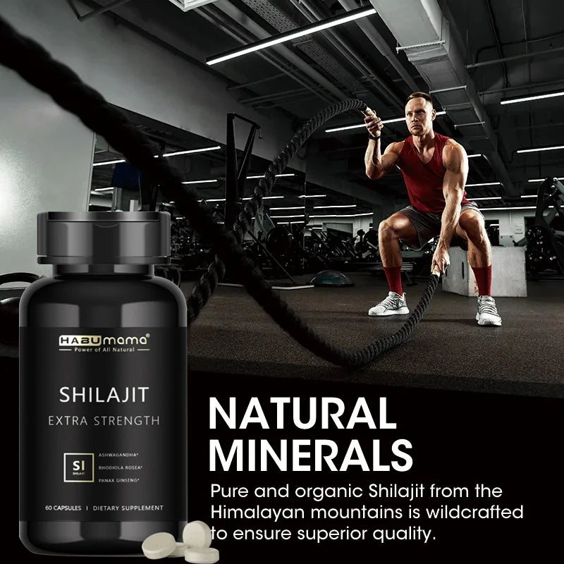 Male Enhancing Supplement with Natural shilajit, Strength and Endurance, Boost Performance, Supports Reproductive Health