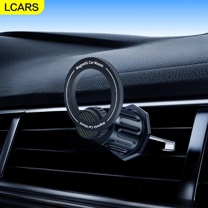 Magnetic Car Phone Mount For Air Vent Universal Adjustable Rotating Smartphone Holder Vehicle Bracket Interior Accessories