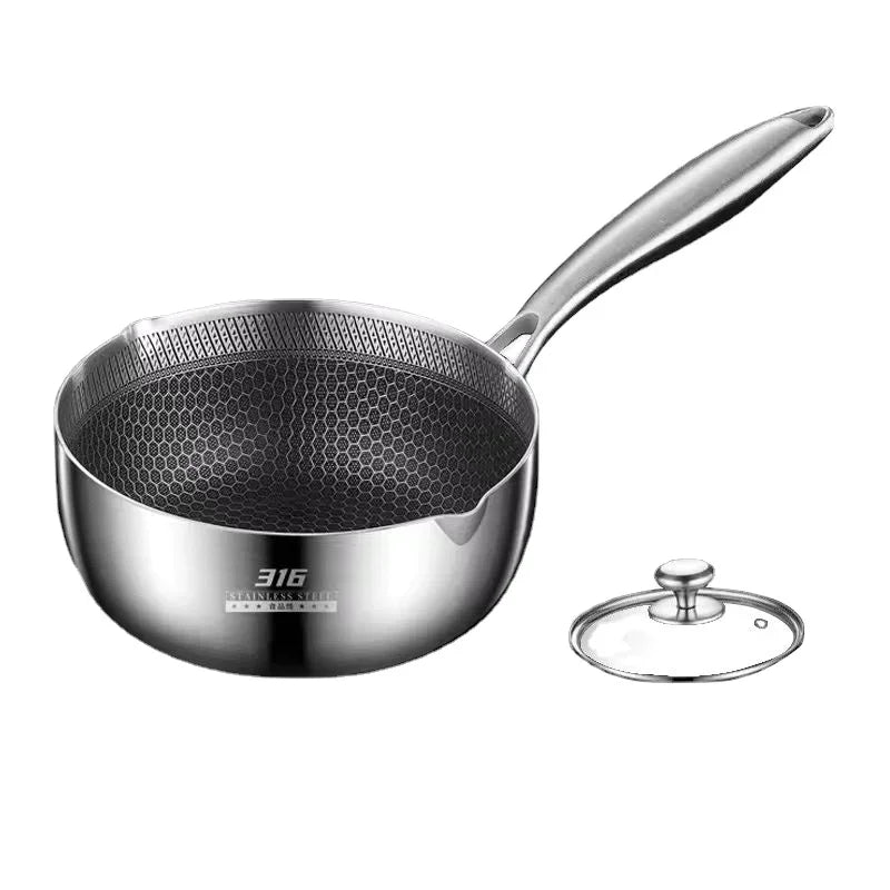 Versatile 316 Stainless Steel Cooking Pot – Steamer & Baby Food Prep, 2–3L Capacity