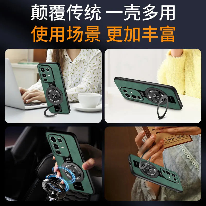 For Infinix Note 50 Pro Plus 50s 50x Case Magnetic Holder Leather Cover For Infinix Note50 Pro 4G Shockproof Bumper Funda