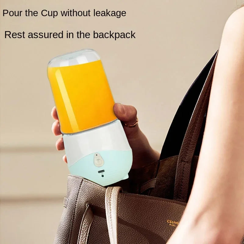 Mini Portable Blender – USB Rechargeable Juice Cup for Smoothies and Fruit Juices