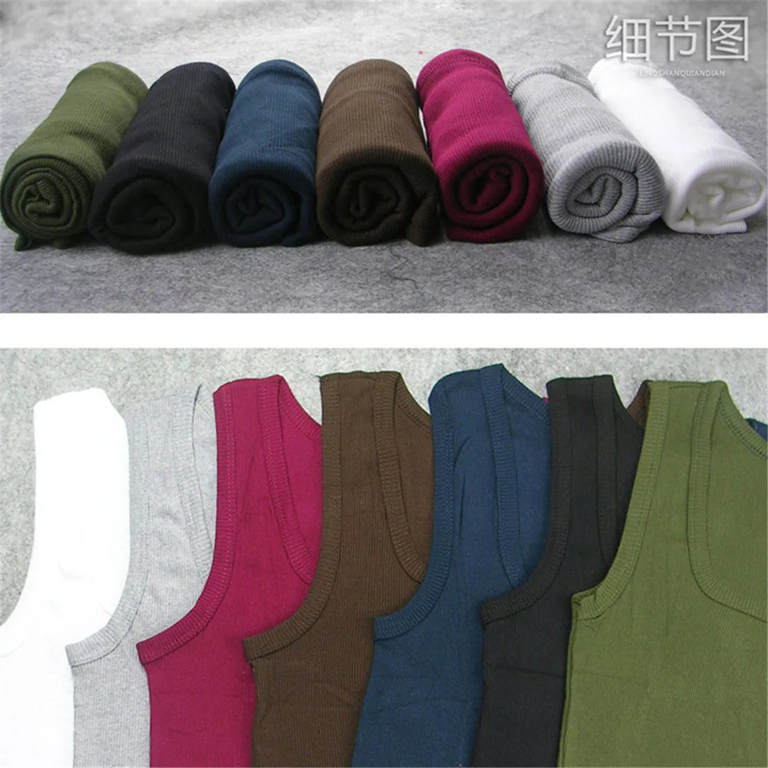 Men's Pure Cotton Tight Vest Casual Sports Tank Tops Middle-aged Sleeveless Basic Tops Quick Drying Bodybuilding Vest