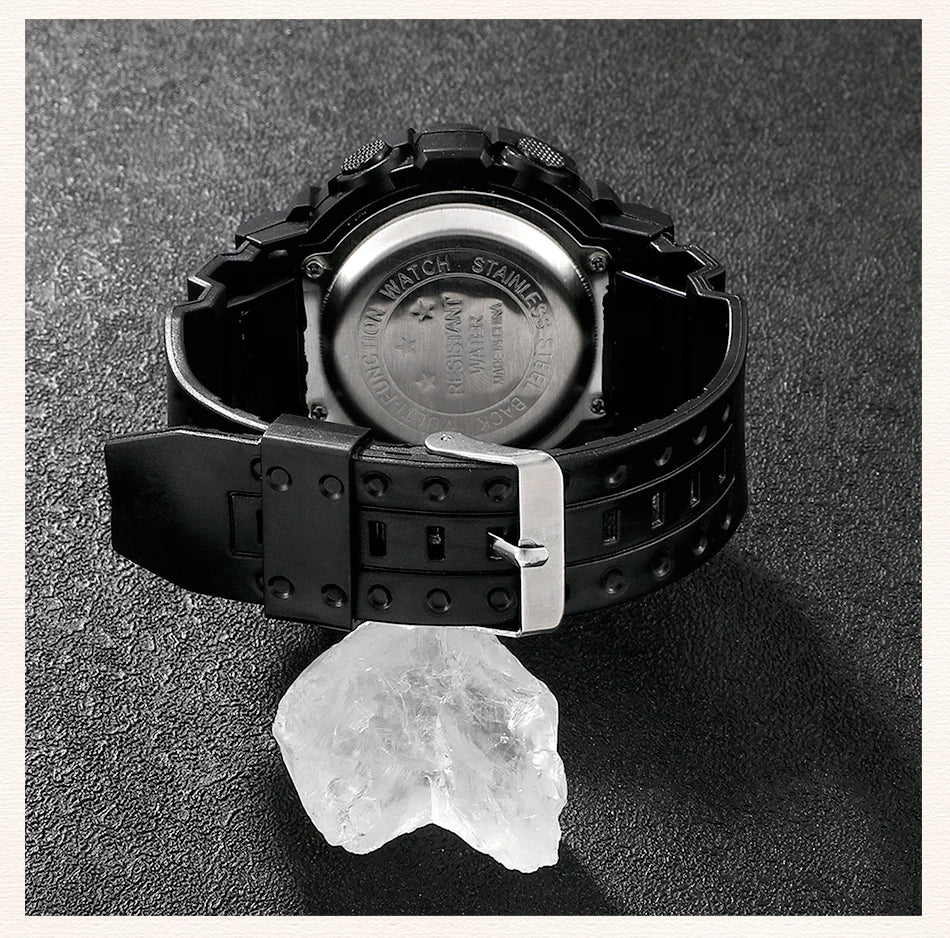 Men’s Digital Sports Watch with LED Display