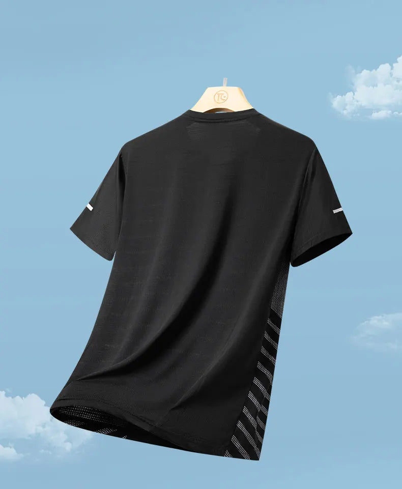 Men’s Quick Dry Running T-Shirt Breathable Lightweight Gym Workout Shirt