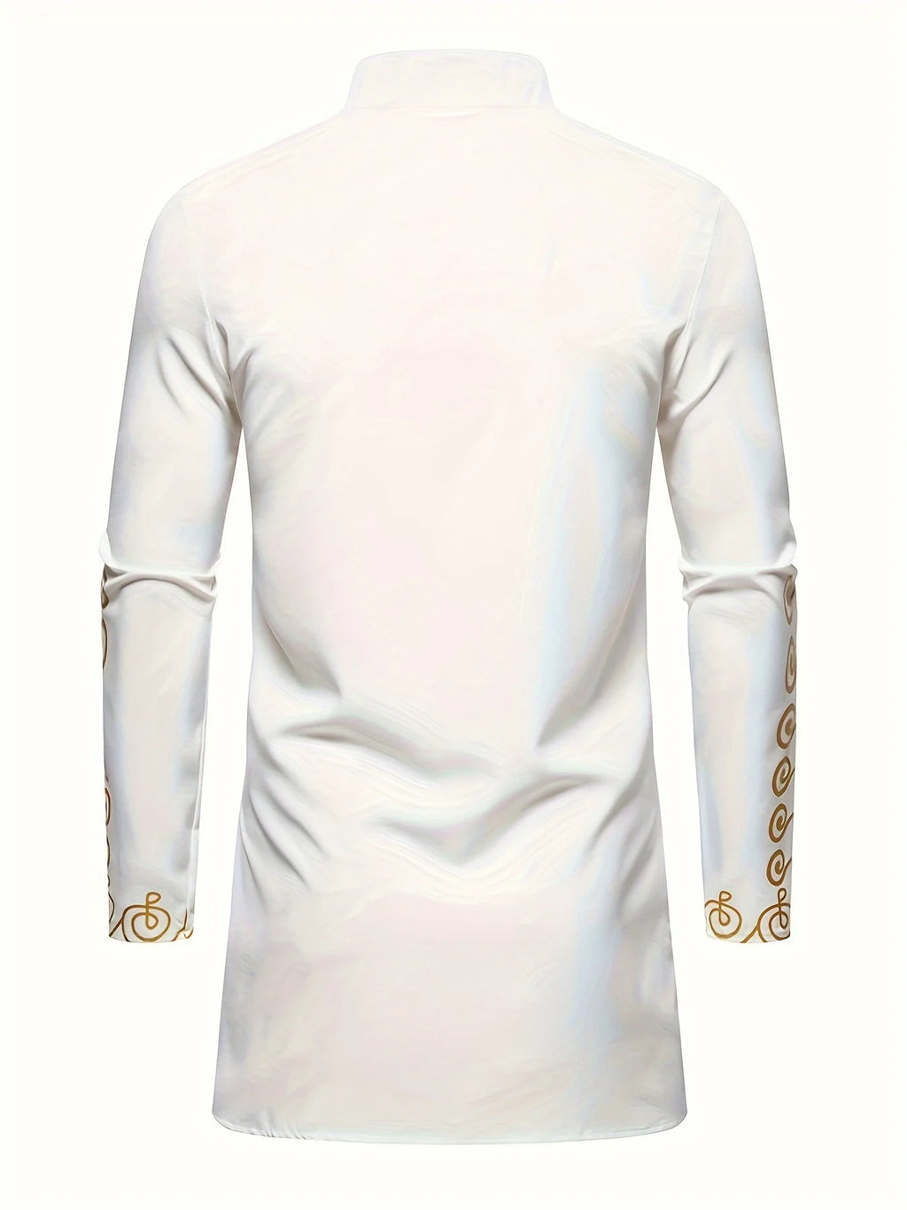 Men’s Traditional Dashiki Suit Set – 2 Piece Long Sleeve Top and Pants