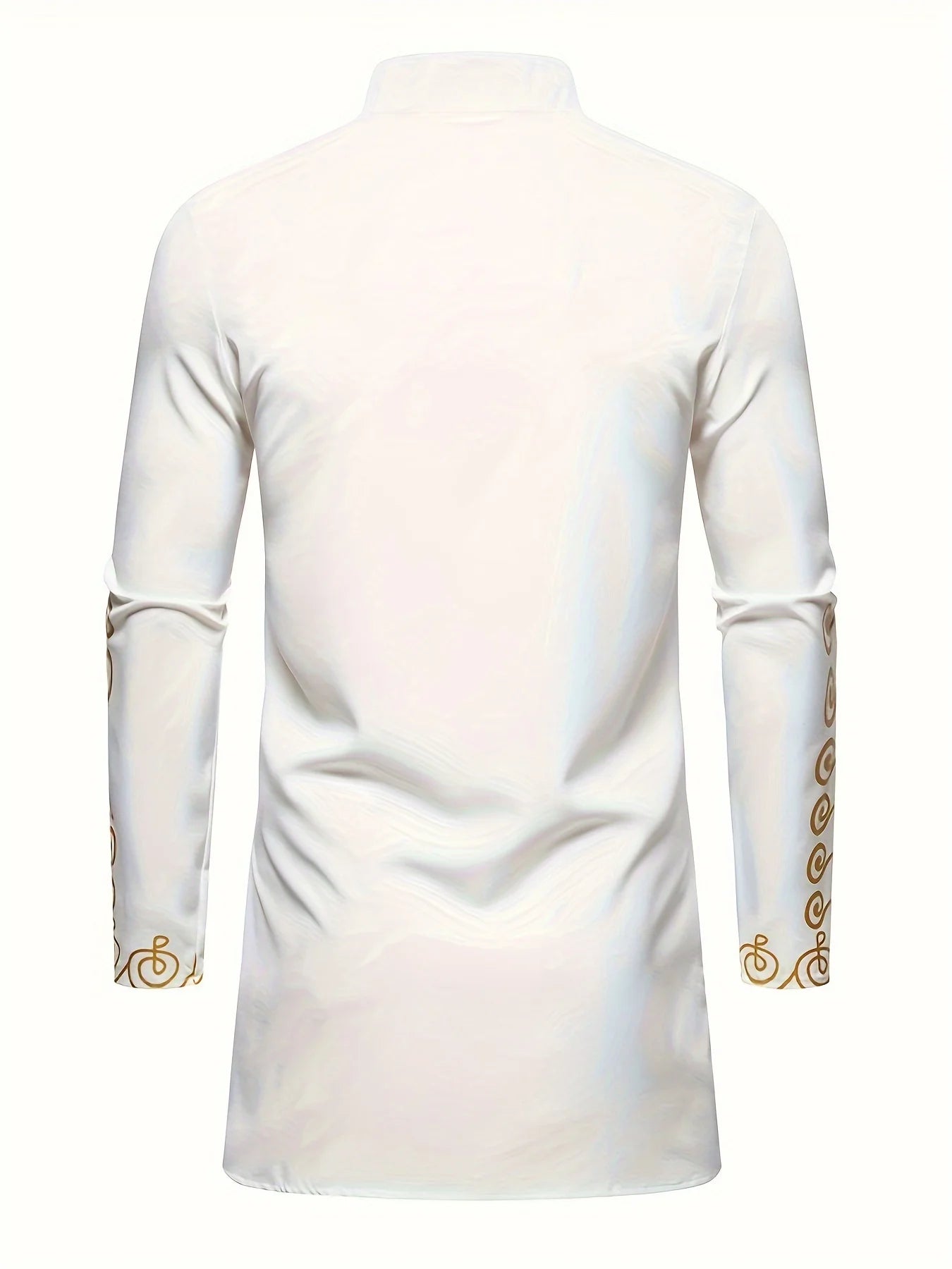 Men’s Traditional Dashiki Suit Set – 2 Piece Long Sleeve Top and Pants