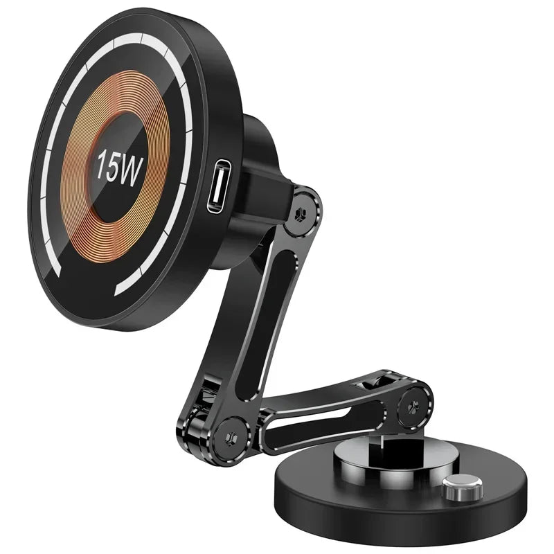 Magnetic Phone Holder with Adjustable Stand – Wireless and Non-Wireless Options