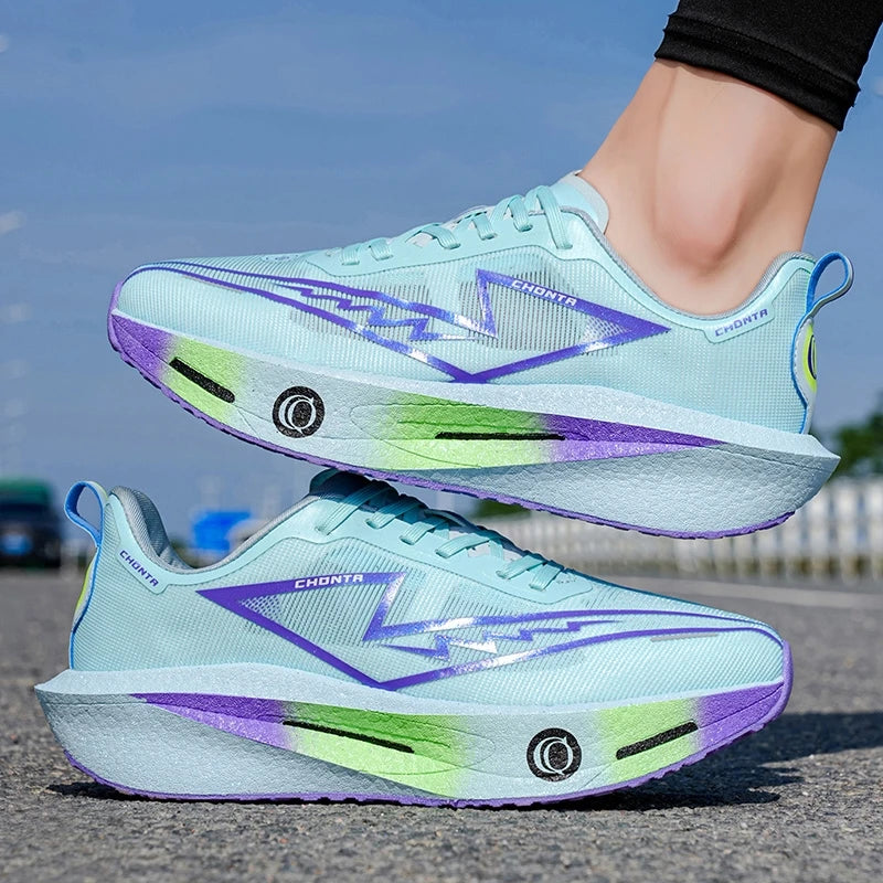 Men's Fashionable Casual Comfortable Sports Running Shoes - Breathable Fabric Upper, Non-Slip, Wear-Resistant, Shock-Absorbing Sole, Round-Toe Lace-Up Casual Running Shoes, Suitable for All Seasons