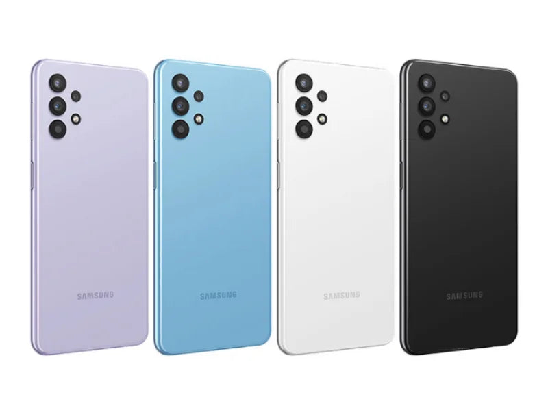 Original Samsung Galaxy A32 5G A326U1 1SIM A326B/DS 2Sim 6.5" LCD 64GB 128GB ROM Snapdragon Octa Core NFC Unlocked Mobile Phone