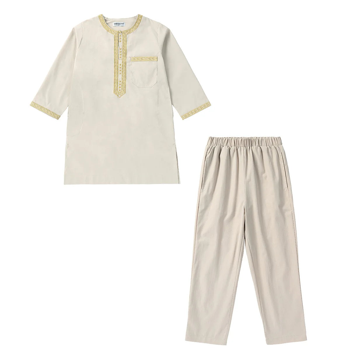 Boys Islamic Thobe – Kids Long Sleeve Traditional Robe