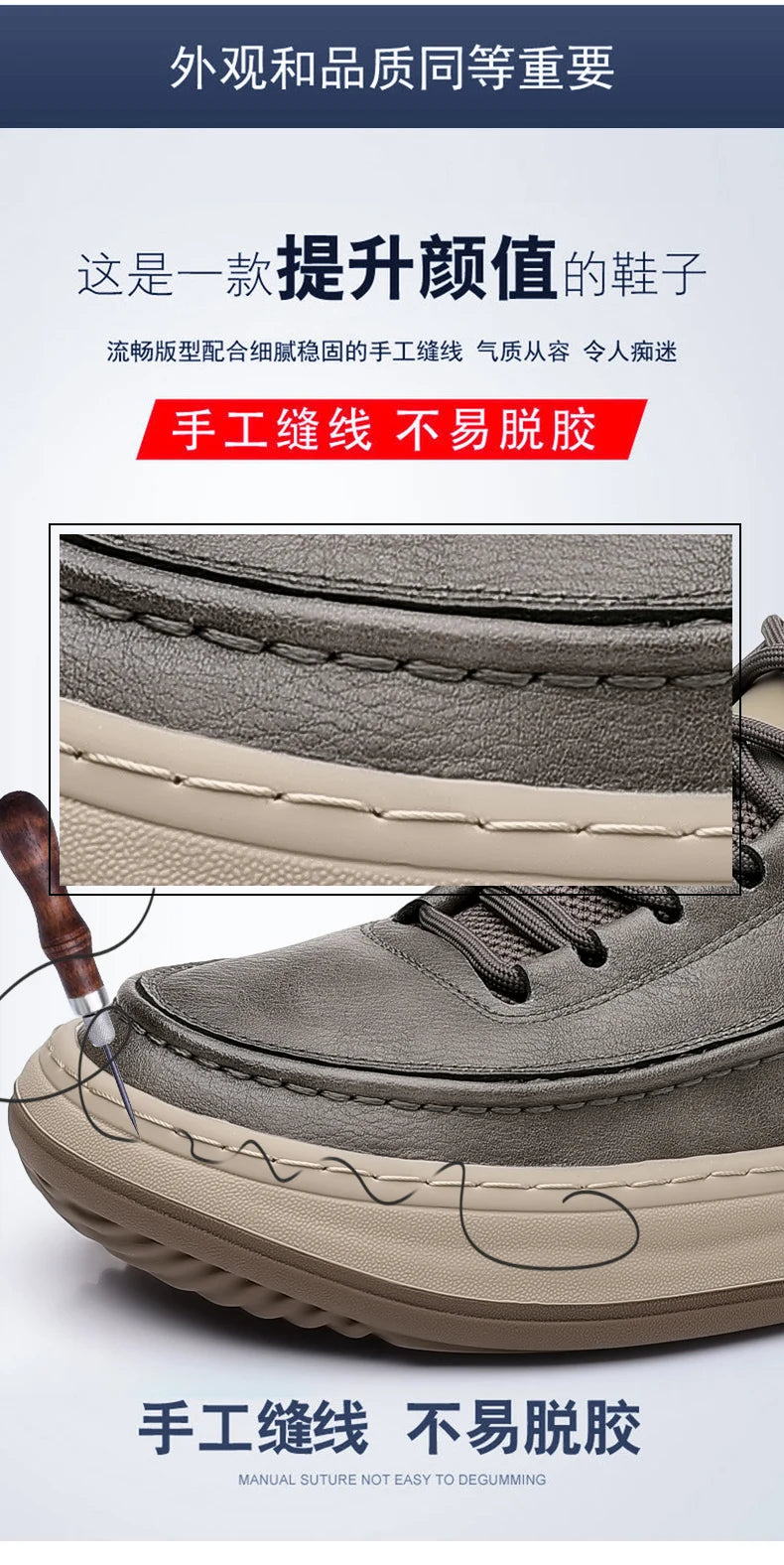 Sport Shoes Genuine Leather Men's Shoes  Brand Casual Shoes Lace up Mens Sneakers Italian Breathable Tenis  Skateboard Shoe