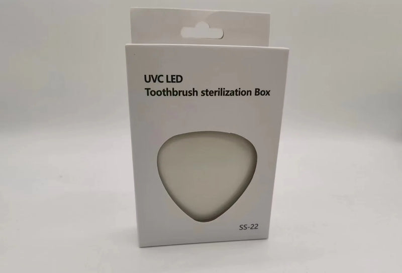 Mini UVC UV Toothbrush Disinfection Box UV Antibacterial Toothbrush Sterilizer Wall Mount Portable Toothbrush Storage Container