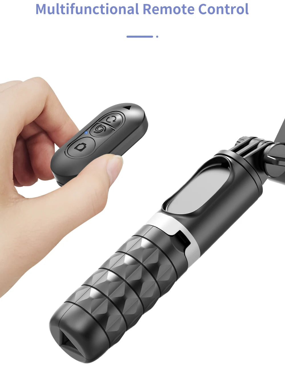 Selfie Stick Phone Gimbal Stabilizer For iPhone Android Action Camera Tripod Cellphone Mobile Cell Smartphone Handle Grip Video