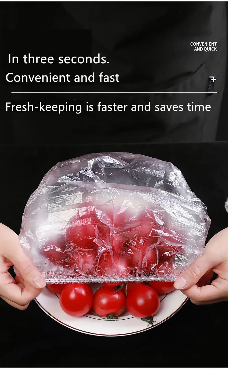 Reusable Elastic Food Covers – Stretchable Bowl and Plate Lids (Set of 6)”