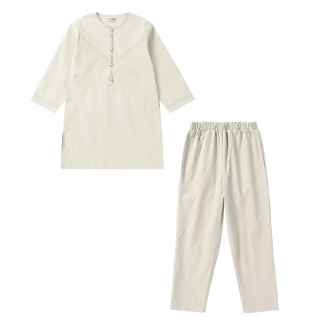 Boys Islamic Thobe – Kids Long Sleeve Traditional Robe