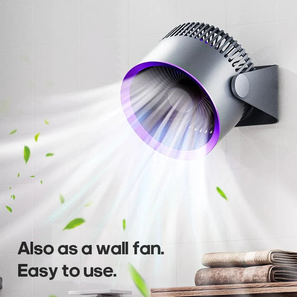 Portable Rechargeable Electric Fan Circulator – Quiet Wireless Desktop Cooling Fan for Home & Office