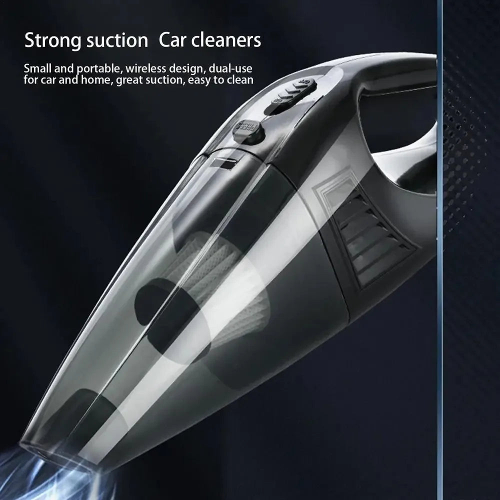Car Vacuum Cleaner-High-Power 12V Handheld Portable with Wired Design-Removes Dust,Food, Sand,and Dog Hair-Perfect for Cars