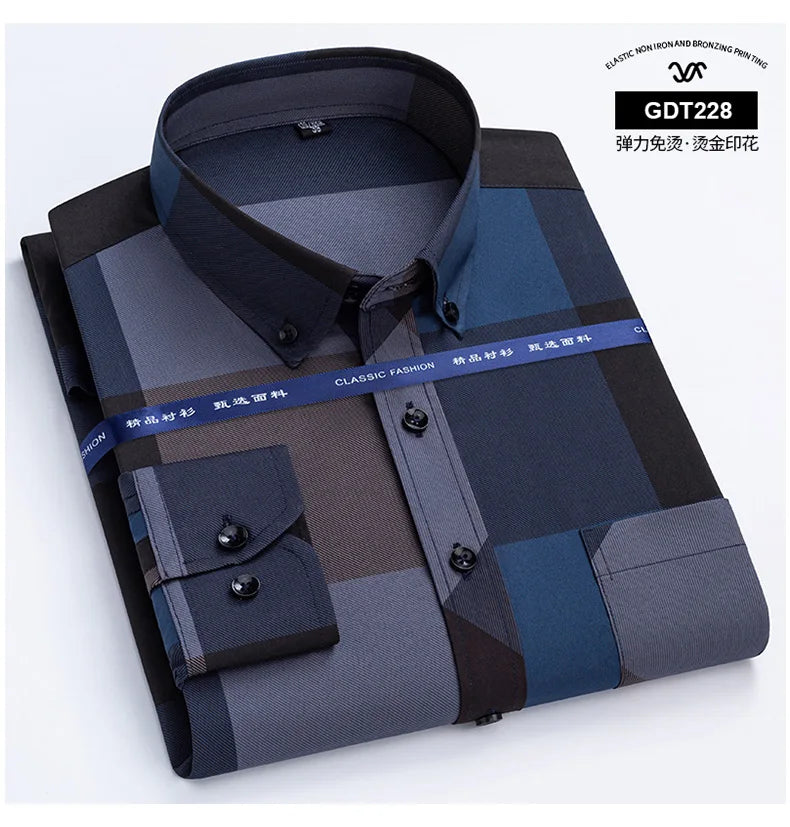 Men’s Non-Iron Wrinkle-Free Dress Shirt