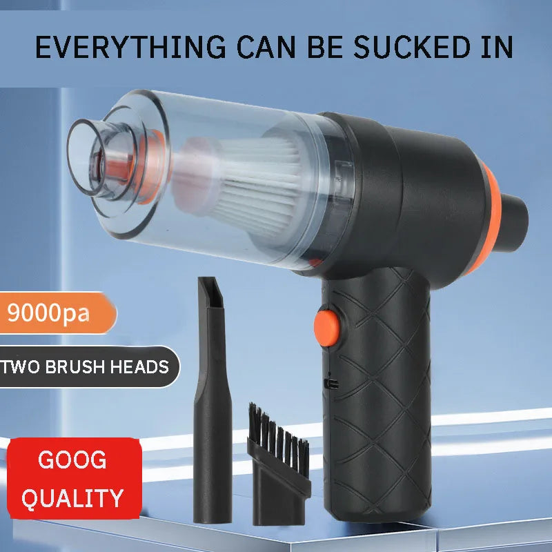 Car hair dryer high-power car vacuum cleaner car wireless portable handheld car mini vacuum cleaner