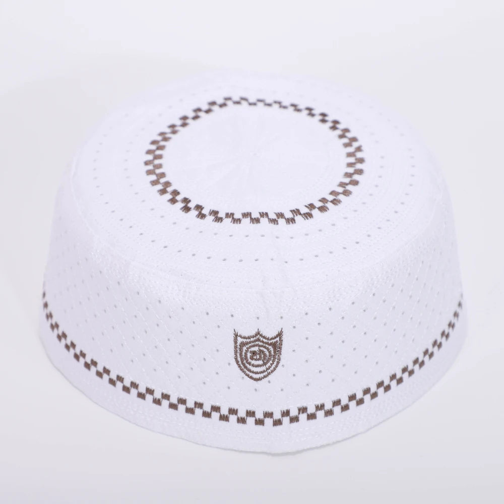 Men’s Kufi Cap – Breathable Islamic Prayer Hat