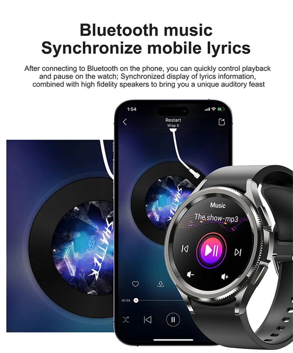 Watch 6 Classic Smartwatch Men GPS Outdoor Sports Health Heart Rate Monitor Waterproof Bluetooth Call Smart Watch 2025 New