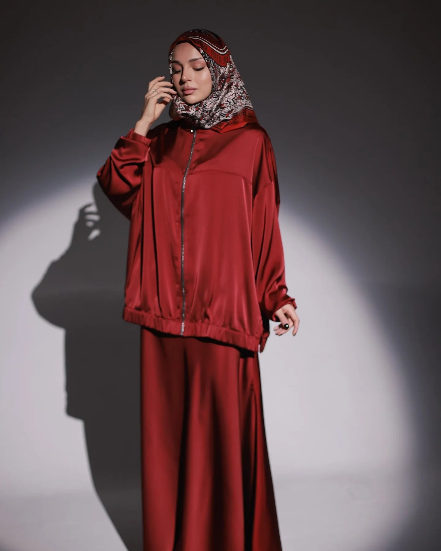 Muslim Dress Satin 2 Piece Set Women Party Abaya Musulman Ensembles Arab Long Robe Dubai Kaftan Vestidos Jalabiya Ramadan Eid