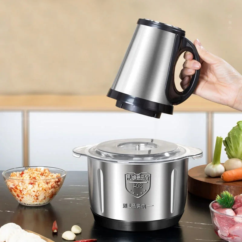 Stainless Steel Multifunctional Crusher Vegetable Cutter And Crusher for Efficient Kitchen Preparation
