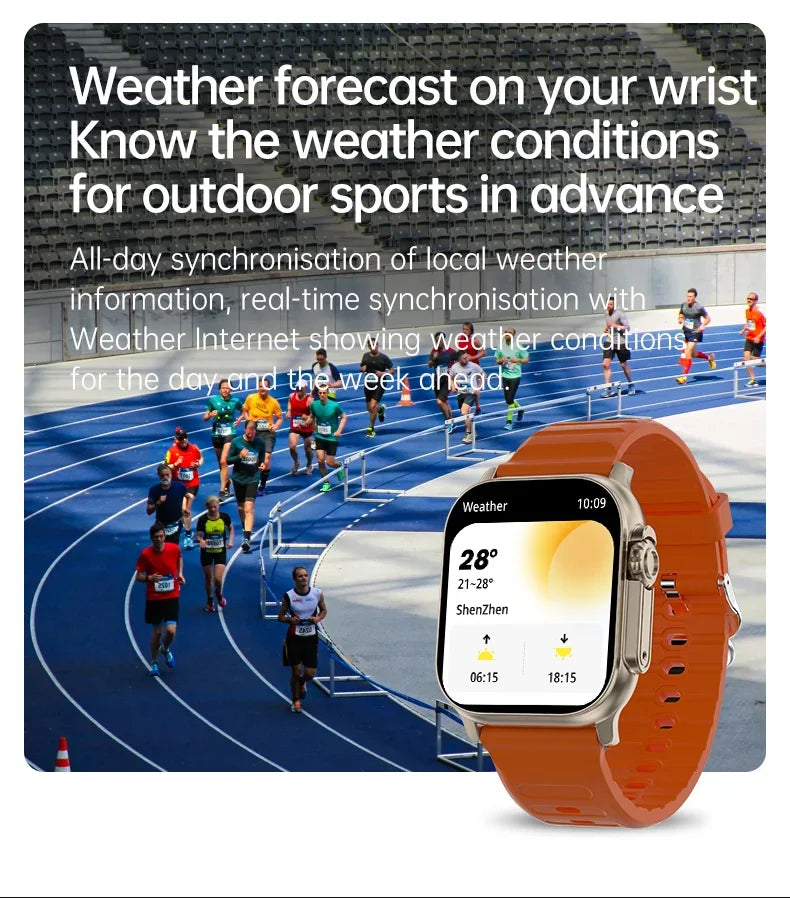 Discover the Smart Watch Pro – a Bluetooth 5.0 smartwatch with heart rate and fitness tracking, full HD touchscreen, and 12-hour battery life. Compatible with Android and iOS.