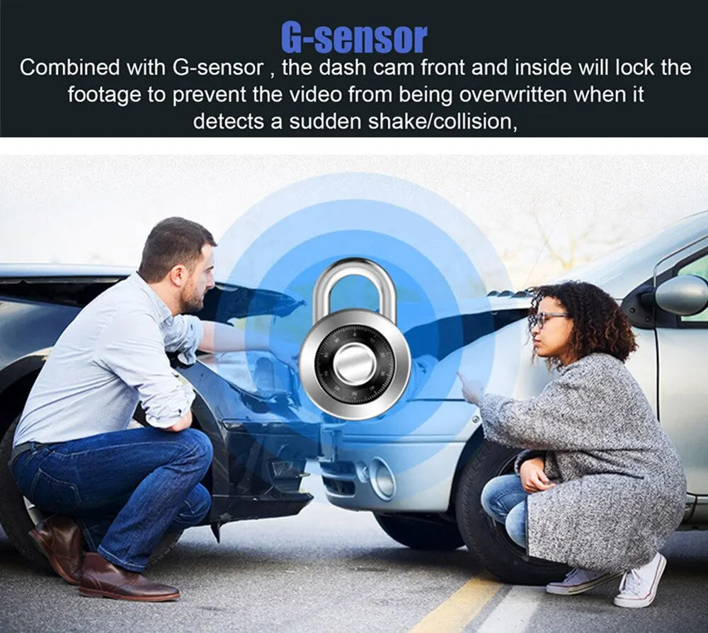 Car DVR HD Dash Camera Video Recorder Car Parking Monitoring Insede IR Night Vision Loop Recording