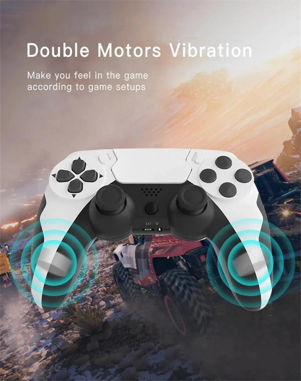 Wireless Gamepad with Six Axis Gyroscope Game Controller For PS4 PS3 Console Wins 7 8 10 Dual Vibration PC