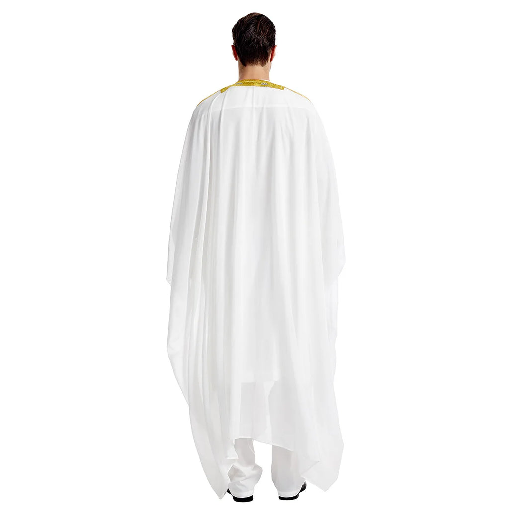 Men’s Jubba Thobe – Long Sleeve Islamic Traditional Robe