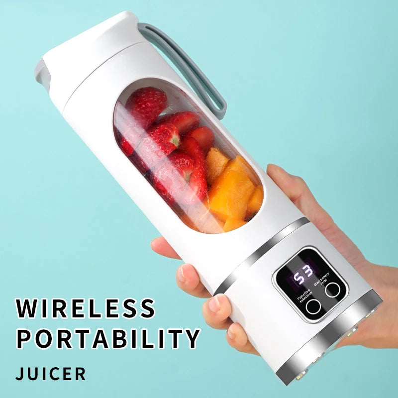 USB Portable Blender – 25W Rechargeable Mini Juicer with Automatic Pulp Ejection