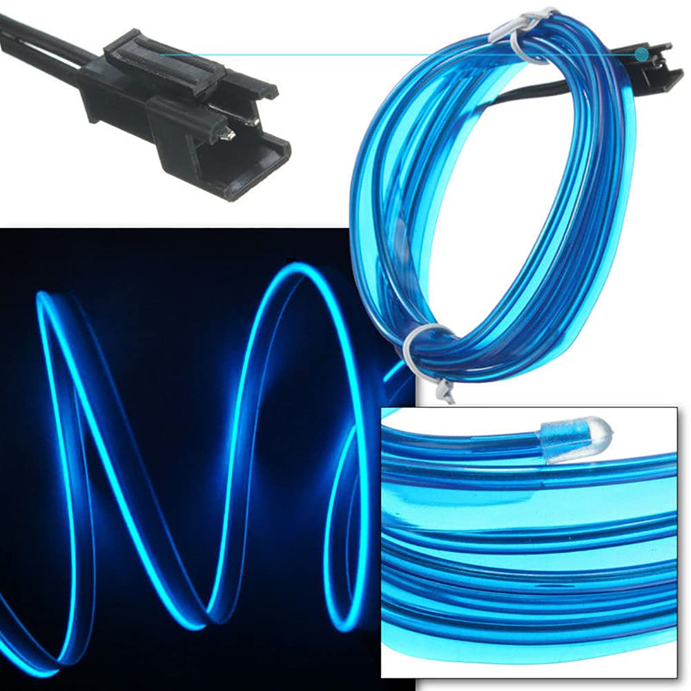 Car Interior Led Strip Light Neon EL Wiring Decorative Lamp For Auto Flexible Ambient Light USB Party Atmosphere