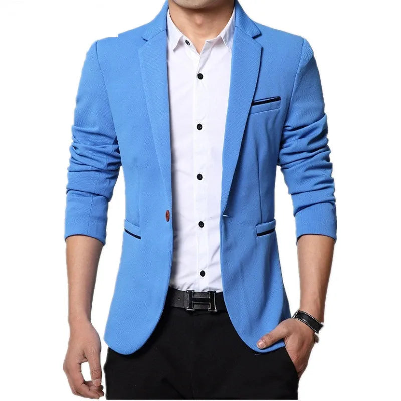 Men’s Slim Fit Formal Blazer Jacket