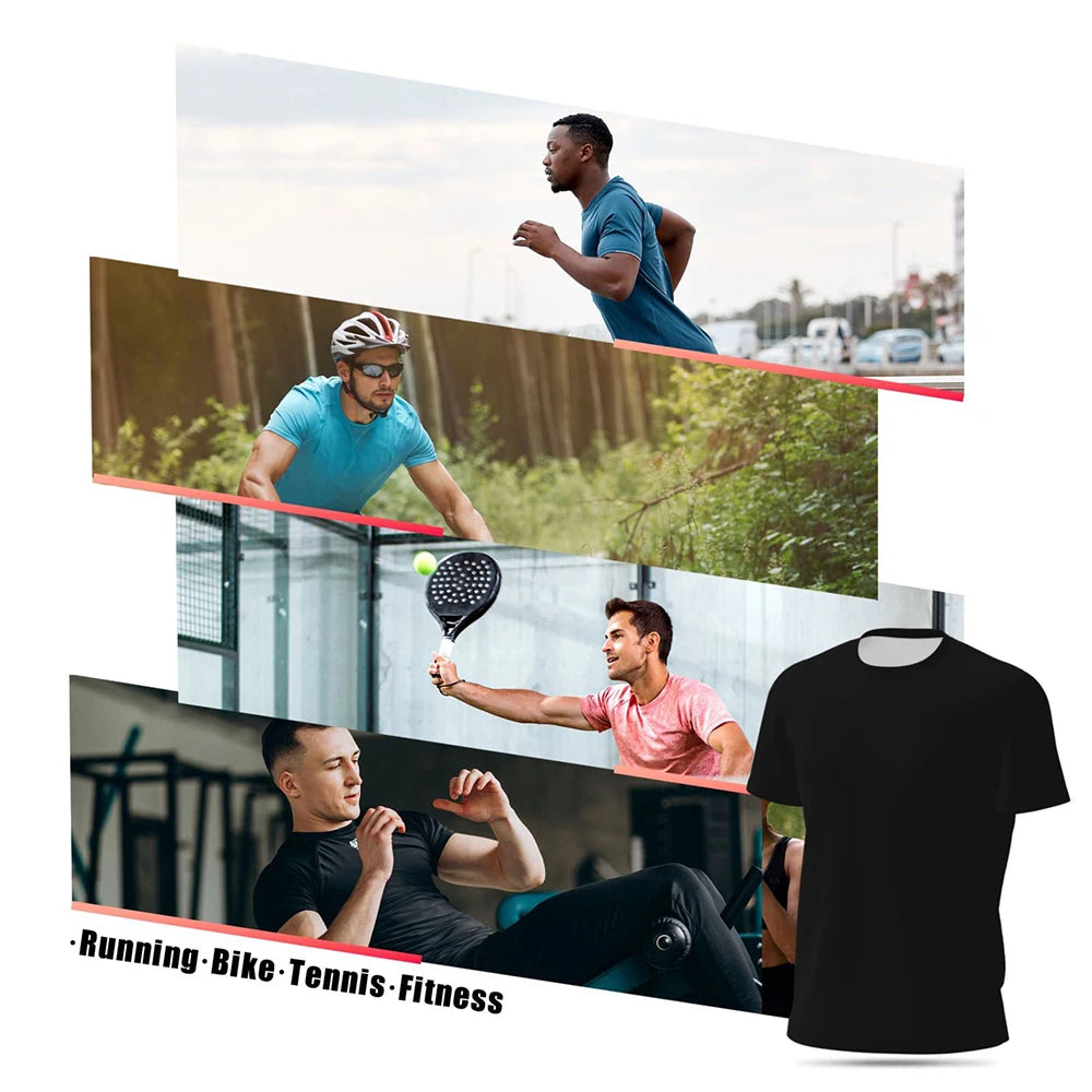 Gym T-Shirt For Man Retro Geometric 60S 70S T-Shirts Fashion Psychedelic Art Beach Tees O Neck Y2K Fun Design Tops Gift Idea