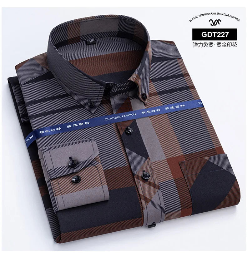 Men’s Non-Iron Wrinkle-Free Dress Shirt