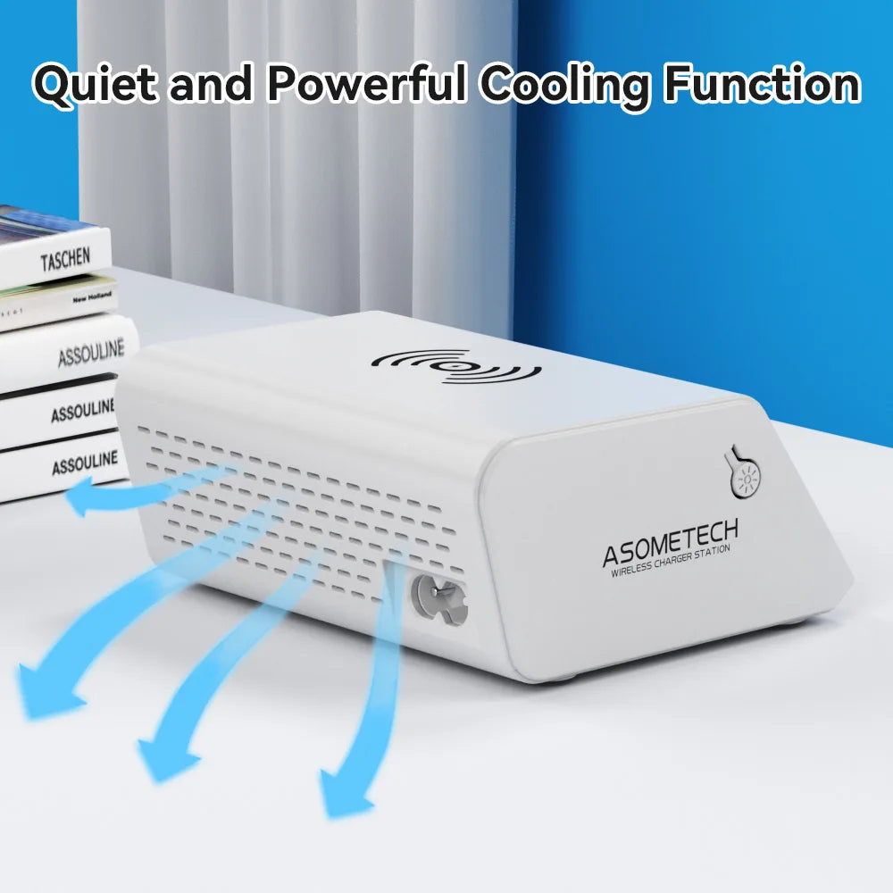 100W QC 3.0 USB Charger Wireless Charger Quick Charge PD USB C Charger Phone Accessories Fast Charger For iPhone 12 13 Xiaomi