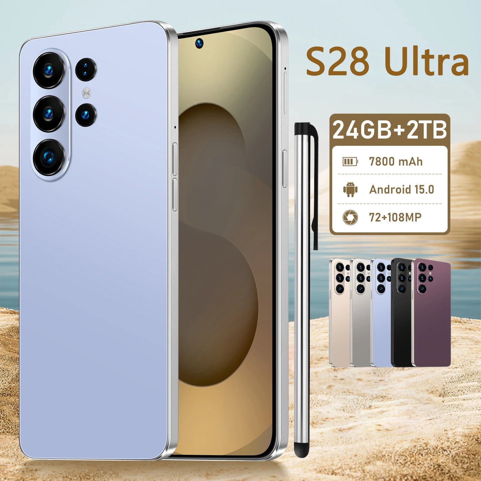2026 HOT Silicone Case For S28 Ultra NEW 7.3 Inch Smartphone Shockproof Cover Moblie Phones Cases Accessories High Quality