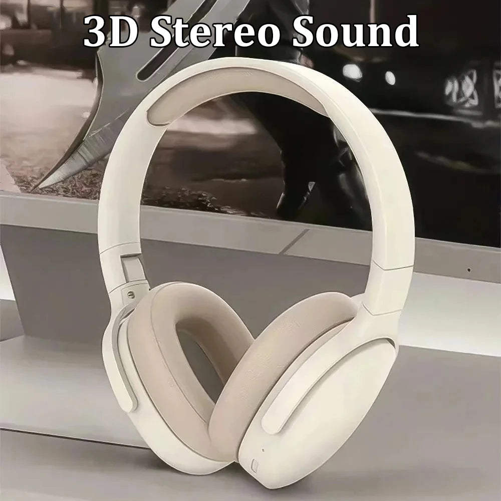 Dual Mode Wireless Bluetooth 5.3 Headphones Gaming Earphones with Noise Reduction Foldable Design for iPhone Music & Calls
