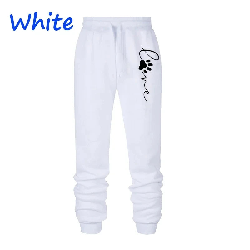 Hot sales Women Cat Paw Daily Printed Sweatpants High Quality Long Pants Jogger Trousers Outdoor Casual Fitness Jogging Pants