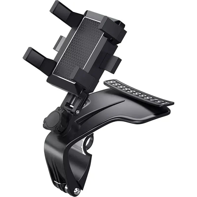 Car Phone Holder Mount for Dashboard, 1200° Rotating Cell Phone Holder for Car, Universal Big Clamp Car Phone Mount Compatible W