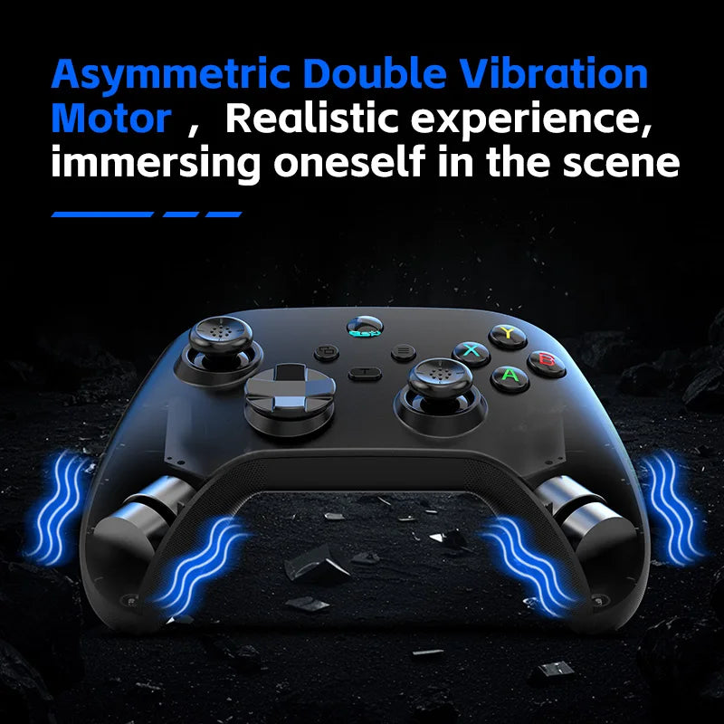 Gwireless  mobile game controller with Hall trigger and Hall joystick supporting switch/pc/android/IOS