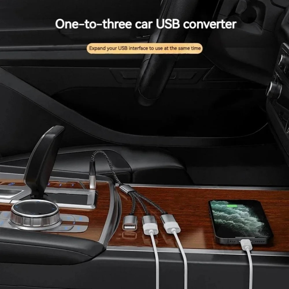 3/4 Ports OTG Multiple Expander Charging Docking USB Cable Splitter HUB Extentions Phone Charger Power Adapter for PC Computer