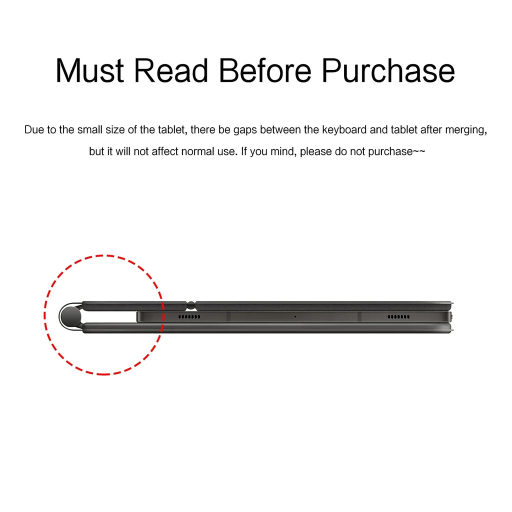 Book Cover Keyboard For Samsung Galaxy Tab S9 FE 10.9" S9 S8 S7 11 inch S10+ S9+ S8+ 12.4 Magic Magnetic Case Backlight TouchPad