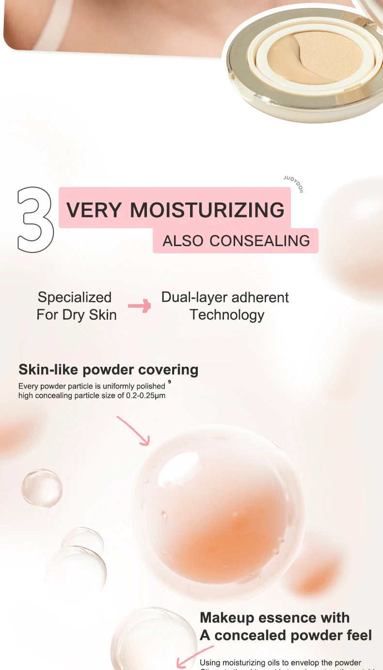 Liquid Foundation Makeup with Full Coverage and Moisturizing Finish