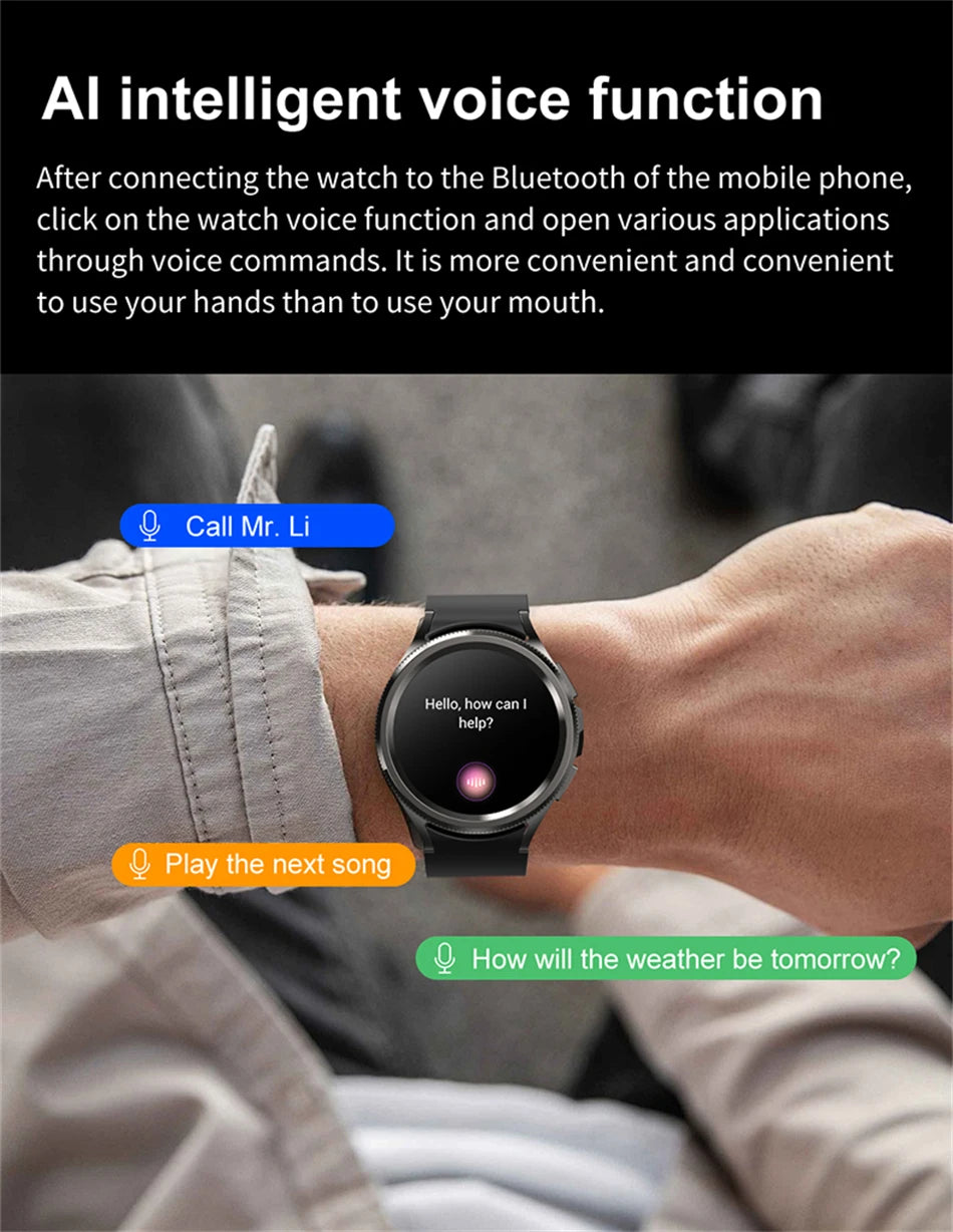 Watch 6 Classic Smartwatch Men GPS Outdoor Sports Health Heart Rate Monitor Waterproof Bluetooth Call Smart Watch 2025 New