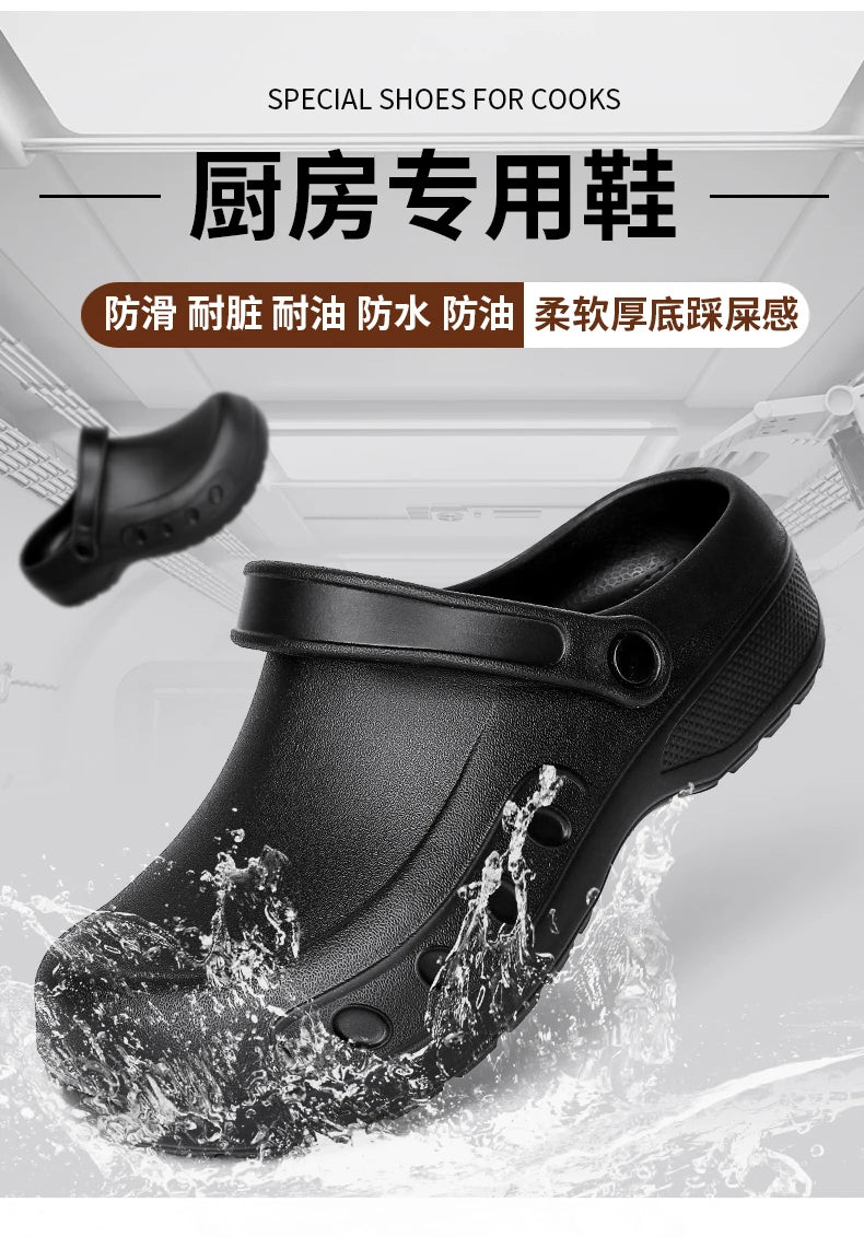 Jumpmore Kitchen Working Shoes Washing Car EVA Raining Waterproof Shoes Size 39-46