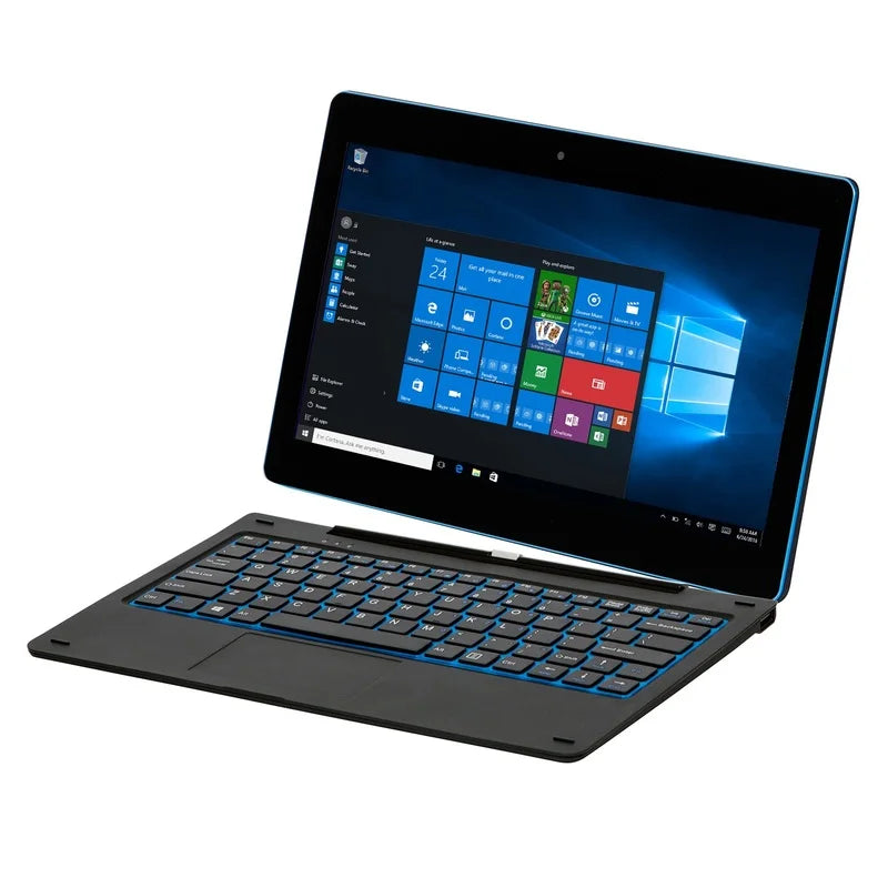 11.6'' Windows 10 Tablet PC 2GBDDR+64GB 2in1 With Docking Keyboard Z3735G CPU 1366*768 IPS Screen Quad Core G12 Dual Camera