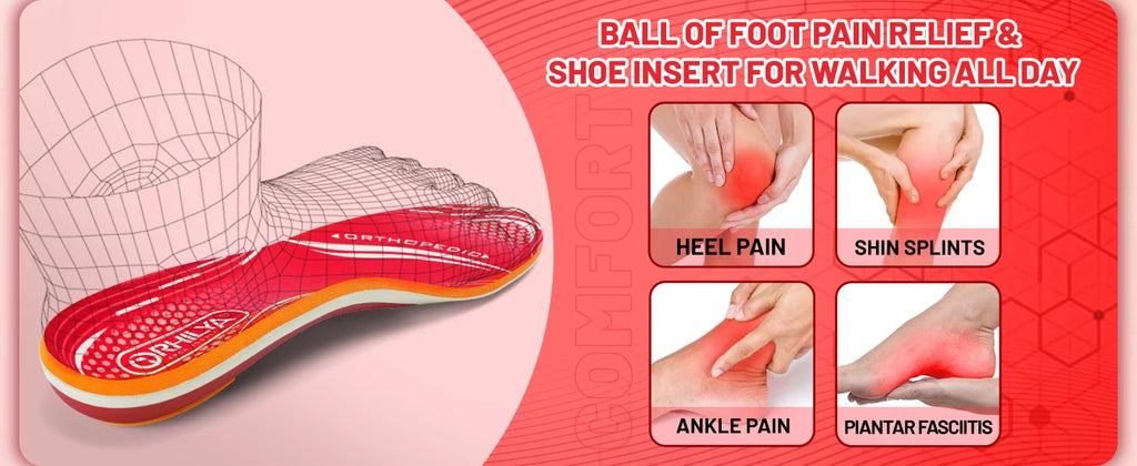Orthopedic Sport Insole Plantar Fasciitis Flat Foot High Arch Support Men Women Sneaker Orthotic Plantillas Insert Shoe Sole