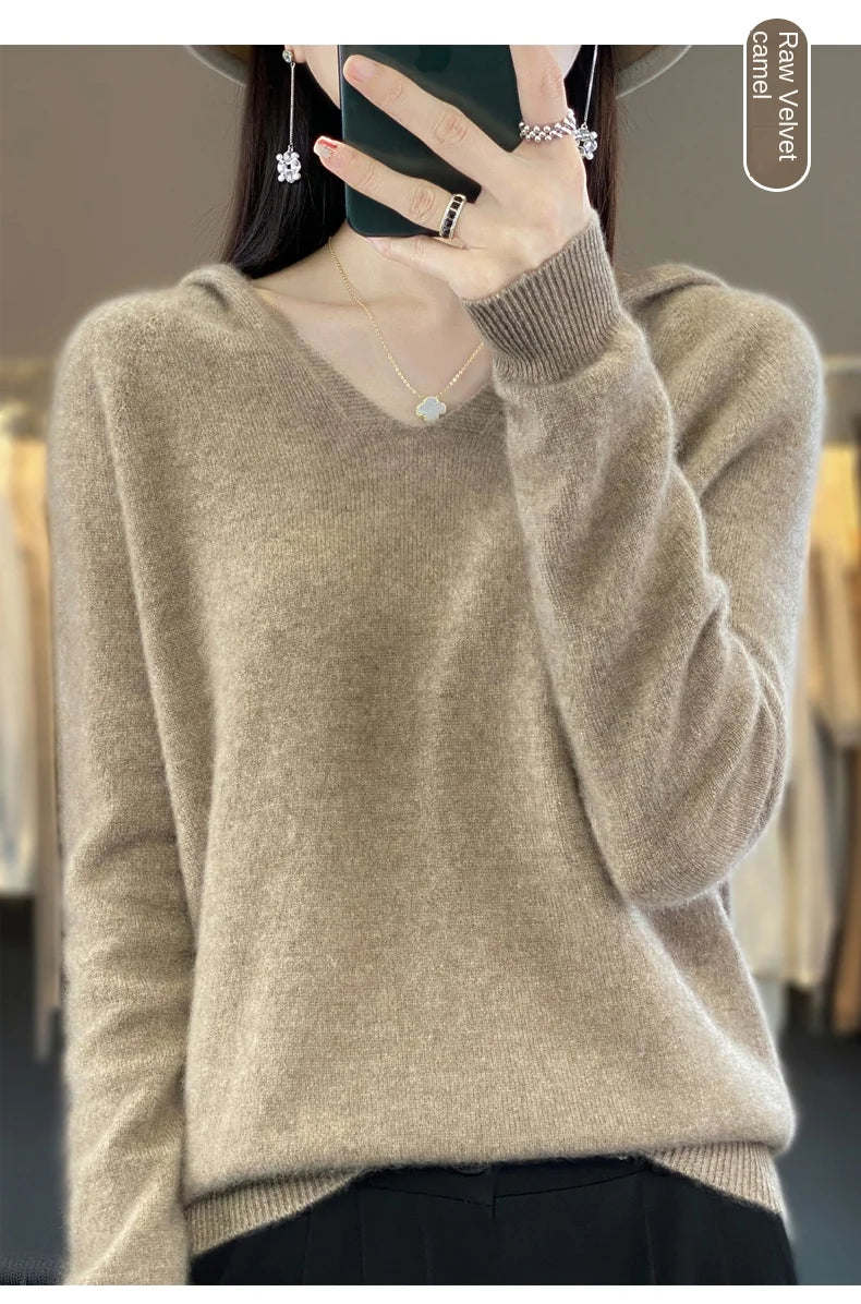 Women’s Loose Knit Sweater – Soft Heavyweight Pullover